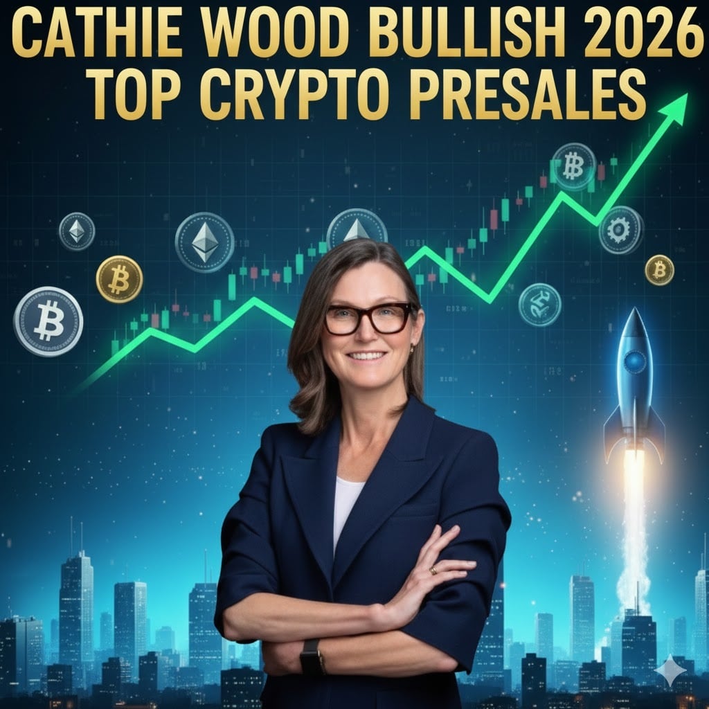Cathie Wood’s 2026 Outlook: Best Crypto Presales to Buy