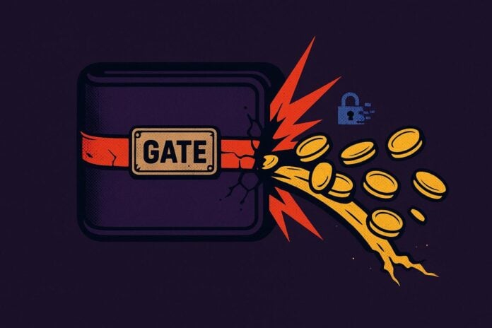 Gate net outflows theft